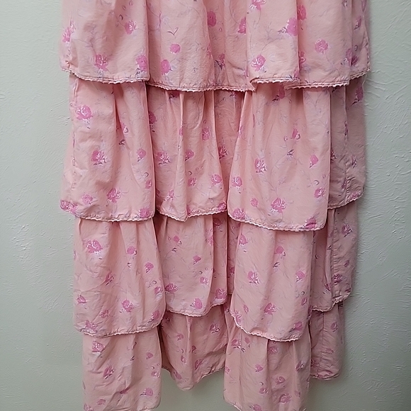 LoveShackFancy X Target Simone Pink Tiered Ruffle Maxi Dress - Picture 8 of 15